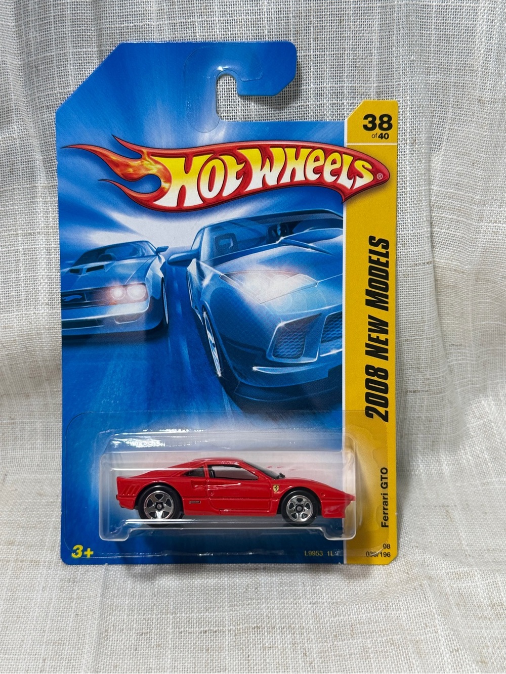 Hot Wheels 2008 New Models Ferrari GTO Red 38/40 L9953 First Edition NISP